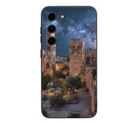 Custodia per telefono con immagine della città vecchia di Gerusalemme Night Israel, compatibile con Samsung S23/Plus/Ultra custodia protettiva carina per cellulare