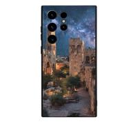 Custodia per telefono con immagine della città vecchia di Gerusalemme Night Israel, compatibile con Samsung S23/Plus/Ultra custodia protettiva carina per cellulare