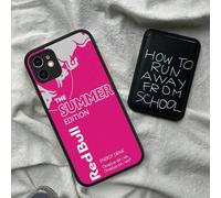 Custodia per telefono con logo Fashion R-Red B-Bull, compatibile con 16, 15, 14, X, XR, XS, 7, 8 Plus, 11, 12, 13 Pro, 13 Pro Max, 13 mini, opaca e antiurto. Compatibile anche con Galaxy S17 Pro, S17