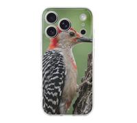 Custodia per telefono con picchio rosso maschio compatibile per iPhone 17/Pro Cover protettiva antiurto sottile TPU carino custodia per telefono