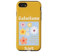 Custodia per telefono cristiana floreale con versi della Bibbia estetica Custodia per iPhone SE (2020) / 7 / 8
