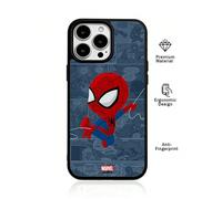 Custodia per telefono da uomo con cartone animato Marvel Spider-Man Iron Man, compatibile con IPhone 17 Pro Max/17 Pro/Air/16 Pro Max/15 Plus/14/13/IP 17/15Pro/12 Pro/11/16 Plus,XR, guscio protettivo