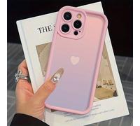Custodia per telefono di lusso e alla moda con gradiente UV a forma di cuore, antiurto, compatibile con iPhone 17, 16, 15, 14, 13, S26, S25, S24, Honor 400Lite, 200Pro, Honor A5, X9, X8, X6, 9X, Smart