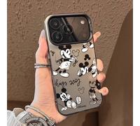 Custodia per telefono Disney, con disegno retrò di Topolino, design di alta qualità, adatta per iPhone 17 Pro, 12 Pro, 14 Pro Max, 16 Pro Max, IP17, 16 Plus, 15 Pro Max, IP16, 14 Plus, 15 Pro, IP14, 1