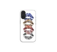 Custodia per telefono - MANIACASE - Iphone 16 plus - Silicone - Morbida - Bocca labbra colorati