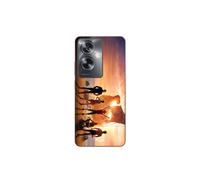 Custodia per telefono - MANIACASE - Oppo A79 5G - Silicone TPU - Morbida - Nera