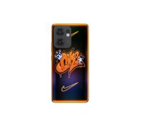 Custodia per telefono - Maniacase - Oppo Reno 13F - Nike Just Do It - Silicone - Arancione
