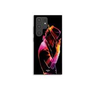 Custodia per telefono - MANIACASE - Samsung Galaxy S23 Ultra - Silicone TPU - Michael Jackson - Colorato