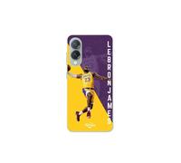 Custodia per telefono - Maniacase - Samsung Galaxy S25 Edge - Silicone - Poster NBA Lebron James - Flessibile
