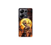 Custodia per telefono - MANIACASE - Xiaomi Redmi Note 13 Pro 4G - Silicona - Flessibile - Dark Naruto luna 3D