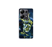Custodia per telefono - MANIACASE - Xiaomi Redmi Note 13 Pro 4G - Silicone - Nero - Kylian Mbappe PSG
