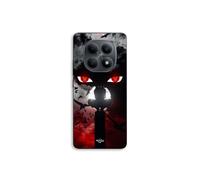 Custodia per telefono - MANIACASE - Xiaomi Redmi Note 15 5G - Itachi Uchiwa Naruto - Silicone TPU - Nero