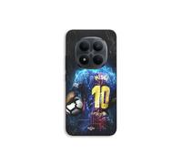 Custodia per telefono - MANIACASE - Xiaomi Redmi Note 15 Pro 5G - Nero - Silicone TPU - Lionel Messi Calciatore Superstar