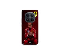 Custodia per telefono - MANIACASE - Xiaomi Redmi Note 15 Pro Plus 5G - Nero - Silicone TPU - Hamilton Scuderia Ferrari