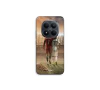 Custodia per telefono - MANIACASE - Xiaomi Redmi Note 15 Pro Plus 5G - Silicone TPU - Nero - Cristiano Ronaldo Messi Goat