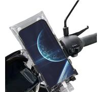 Custodia Per Telefono Motociclistica - Stucchetta Robusta Del Supporto Per Dispositivi Mobili, Organizzatore Del Cellulare Montato A Manubrio | Protettore Dello Schermo Trasparente Con Porta Di Ricari