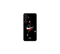 Custodia per telefono - Nike - Samsung Galaxy S25 Plus - Morbida - Silicone - Logo Jordan nero