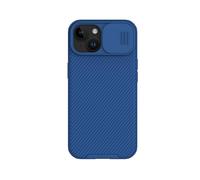 Custodia per telefono NILLKIN CamShield Pro in PC compatibile con iPhone 15 Plus: Blu