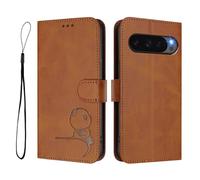 Custodia per telefono per Google Pixel 10 5G Global/Pixel 10 Pro 5G Global/Pixel 9 5G Global/Pixel 9 Pro 5G 6.3, in pelle PU, portafoglio con blocco RFID, porta carte di credito, marrone