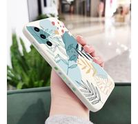 Custodia per telefono per Huawei P40 P50 P30 P20 Pro Lite Nova 5t Y7A Mate 40 30 20 Pro Lite Cover in silicone liquido, bianco 2, per P40