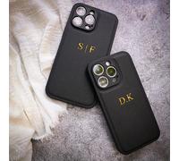Custodia per telefono personalizzata con iniziali e nome 3D fai-da-te incise, compatibile con iPhone 17 16 15 14 13 12 11 Pro Max 16 15 14 Plus, compatibile con Samsung Galaxy S25 S24 S23 S22 S21 Ultr