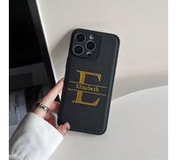Custodia per telefono personalizzata con iniziali e nome 3D fai-da-te incise, compatibile con iPhone 17 16 15 14 13 12 11 Pro Max 16 15 14 Plus, compatibile con Samsung Galaxy S25 S24 S23 S22 S21 Ultr