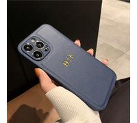 Custodia per telefono personalizzata con iniziali e nome 3D fai-da-te incise, compatibile con iPhone 17 16 15 14 13 12 11 Pro Max 16 15 14 Plus, compatibile con Samsung Galaxy S25 S24 S23 S22 S21 Ultr