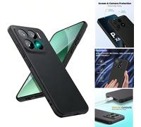 Custodia per telefono Poco C85 4G/Poco M8 Pro/15T PRO 5G/Poco C85/15T 5G/Poco F3/Poco C65/Poco C71/10T/10T Pro/11T/11T Pro/10T Pro 5G/POCO X4 GT/Poco X3 GT/Poco X6 in nero opaco con finitura soft touc