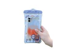 Custodia per telefono resistente all'acqua a forma di fumetto per gli elementi essenziali della spiaggia, custodia per riprese subacquee con touch