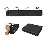 Custodia per Tenda da Sole Protezione Solare Custodia Antipolvere con Cordino per Patio Esterno da Giardino Sostituzione Impermeabile della Copertura della Tenda (4m/ 13.12ft,nero)