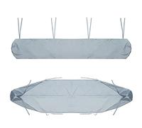 Custodia per Tenda da Sole Protezione Solare Custodia Antipolvere con Cordino per Patio Esterno da Giardino Sostituzione Impermeabile della Copertura della Tenda (3m/ 9.84ft,argento)
