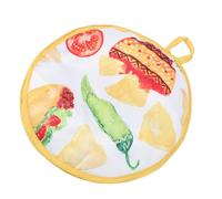 Custodia per Tortilla Isolata in Poliestere e Cotone PP per Pizza Tacos Naan, Design Adatto Al Microonde Comoda Pulizia, Ideale per Impacchi