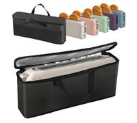 Custodia per tostapane, custodia portatile compatibile con modello Bella 2-Slice, robusta borsa Oxford con protezione da polvere e spruzzi d'acqua, 43 x 11 x 5 cm