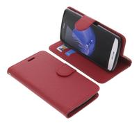 Custodia per TP-Link Neffos C5L Book-Style Protettiva Cellulare a Libro Rosso