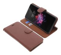 Custodia per TP-Link Neffos X1 Max Book-Style Protettiva Cellulare Libro Braun