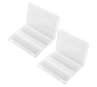Custodia per trapano per unghie, supporto per trapano per unghie 2pcs, 14 fori Case vuota, cassetta di stoccaggio degli strumenti di manicure portatile per il salone di casa Uso