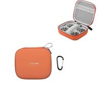 Custodia per trasporto per DJI Neo Borsa portaoggetti Mini borsa protettiva da viaggio Custodia protettiva per telecamera di volo Borsetta Anti-collisione Anti-graffio Borsa Organizer (Arancione)