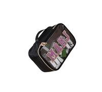 Custodia per trucco impermeabile in PVC alla con un approccio chiusura regolare e visione chiara per l ' uso quotidiano e i viaggi Borsa trasparente per trucco con maniglia