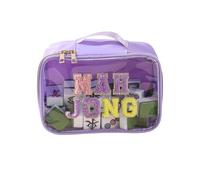 Custodia per trucco impermeabile in PVC alla con un approccio fissaggio liscio e visione chiara per l ' uso quotidiano e i viaggi Borsa trasparente per trucco con maniglia