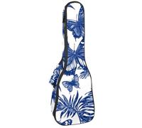 Custodia per ukulele, 58,4 cm, motivo: auto da corsa bianca e nera con bandiera a scacchi, con imbottitura e manico spesso, Multicolore 09, 25.9x9x3.1in/66x23x8cm, Organizer per borse