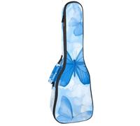 Custodia per ukulele, 58,4 cm, motivo: auto da corsa bianca e nera con bandiera a scacchi, con imbottitura e manico spesso, Multicolore 05, 25.9x9x3.1in/66x23x8cm, Organizer per borse