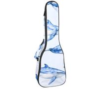 Custodia per ukulele, 58,4 cm, motivo: bandiera di San Patrizio, con elementi verdi, imbottitura per birra, custodia per il trasporto e manico spesso, Multicolore 06, 25.9x9x3.1in/66x23x8cm, Organizer