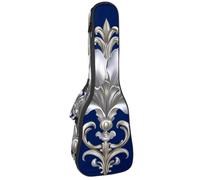 Custodia per ukulele, 58,4 cm, motivo puzzle con imbottitura e manico spesso, Multicolore 04, 25.9x9x3.1in/66x23x8cm, Organizer per borse