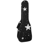 Custodia per ukulele con motivo puzzle colorato, custodia imbottita per ukulele da concerto da 58 cm, impermeabile e durevole, Multicolore 09, 25.9x9x3.1in/66x23x8cm, Organizer per borse