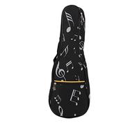 Custodia per Ukulele da 21 pollici, Borsa morbida per Ukulele in tessuto Oxford Leggero Elevata resistenza, Borsa da viaggio portatile per Ukulele con tasca frontale e tracolla