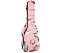 Custodia per ukulele da concerto con auto da corsa con bandiera a scacchi, morbida e spessa, imbottitura in spugna spessa 10 mm, Multicolore 05, 25.9x9x3.1in/66x23x8cm, Organizer per borse