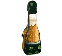 Custodia per ukulele da concerto con bellissime libellule senza cuciture modello morbido spesso imbottito ukulele zaino 10 mm di spessore imbottitura in spugna, Multicolore 04, 25.9x9x3.1in/66x23x8cm