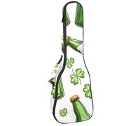 Custodia per ukulele da concerto con bellissime libellule senza cuciture modello morbido spesso imbottito ukulele zaino 10 mm di spessore imbottitura in spugna, Multicolore 08, 25.9x9x3.1in/66x23x8cm