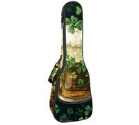 Custodia per ukulele da concerto con bellissime libellule senza cuciture modello morbido spesso imbottito ukulele zaino 10 mm di spessore imbottitura in spugna, Multicolore 05, 25.9x9x3.1in/66x23x8cm