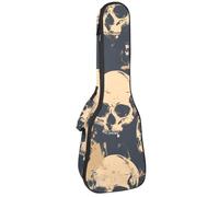 Custodia per ukulele da concerto con giraffa carina acquerello, motivo giungla, morbido e spesso, imbottito, imbottitura in spugna spessa 10 mm, Multicolore 06, 25.9x9x3.1in/66x23x8cm, Organizer per